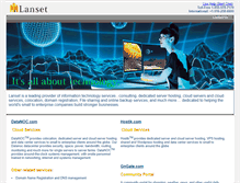 Tablet Screenshot of lanset.com